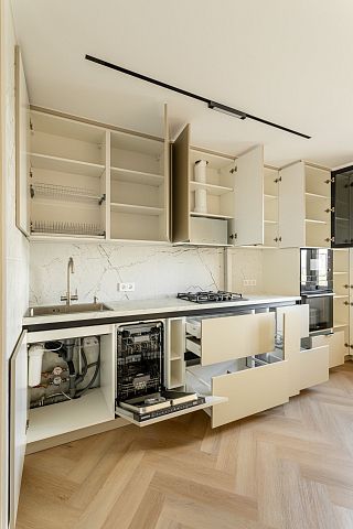 Прямая молочная кухня. Коллекция Джерси. Размер: 3800 Х 2625 мм  - 2